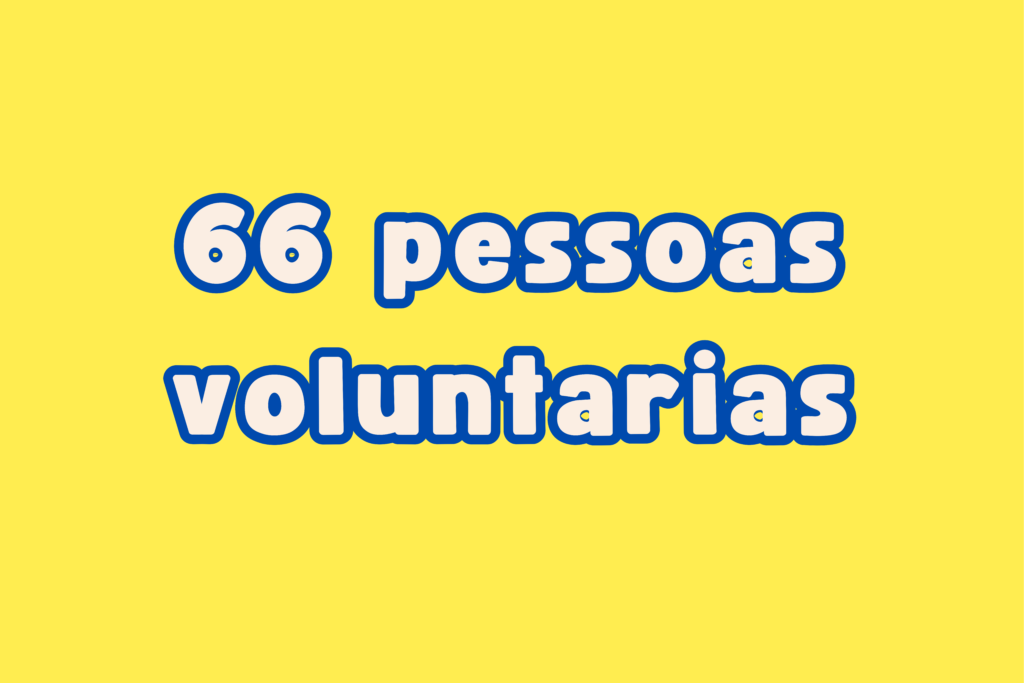 Nossos voluntários em 2024